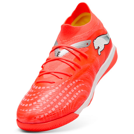 PUMA Future 9 Match IT Indoor Men's Soccer Shoes - Red/White/Black