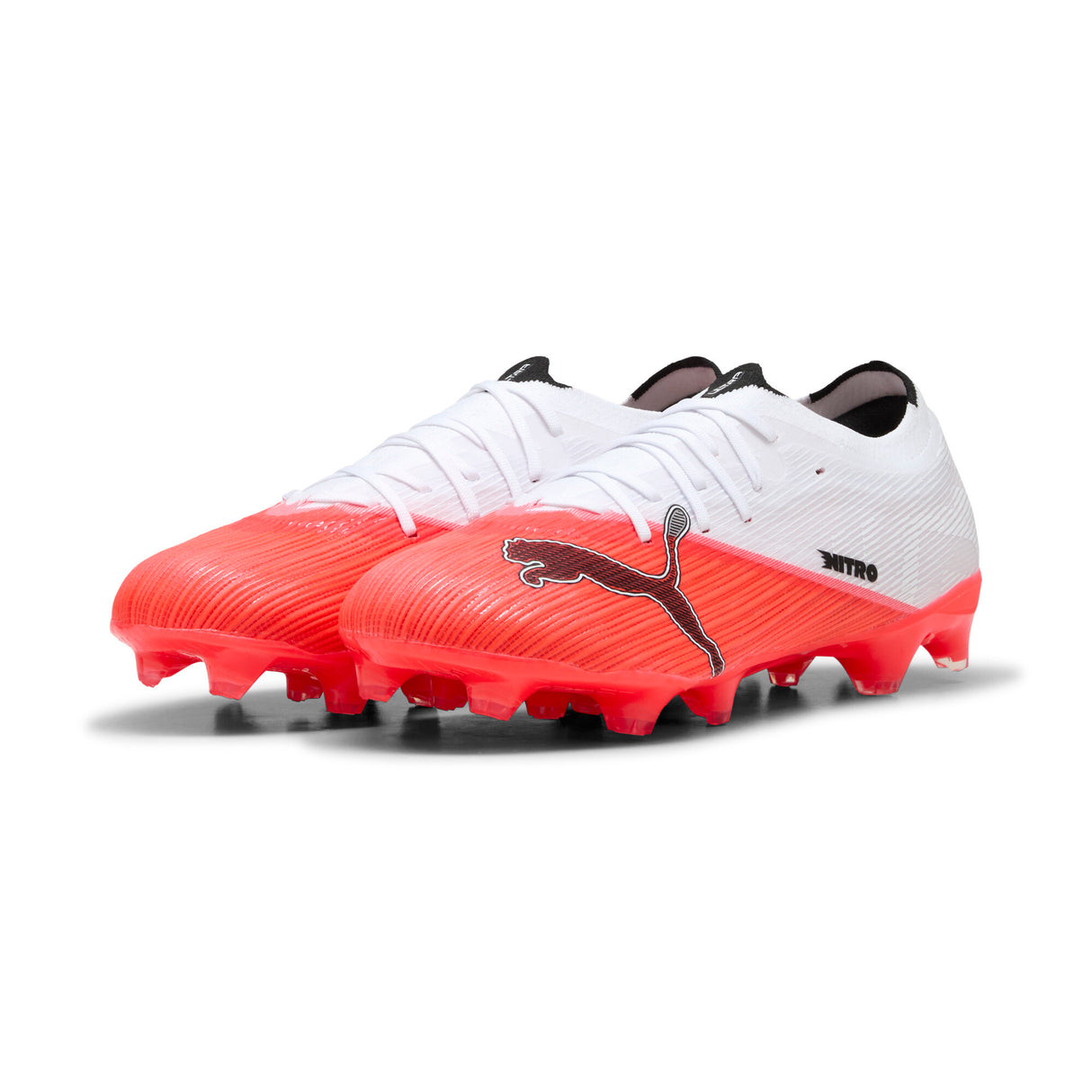 PUMA Ultra Nitro 7 Match FG/AG Firm Ground/Artificial Ground Men's Soccer Cleats - Red/Black/White