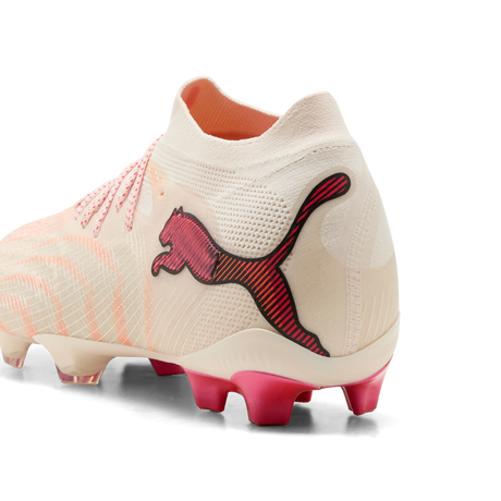PUMA Future 9 Ultimate FG Firm Ground Men's Soccer Cleats - White/Red
