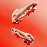 PUMA Future 9 Ultimate FG Firm Ground Men's Soccer Cleats - White/Red