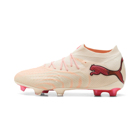 PUMA Future 9 Ultimate FG Firm Ground Men's Soccer Cleats - White/Red