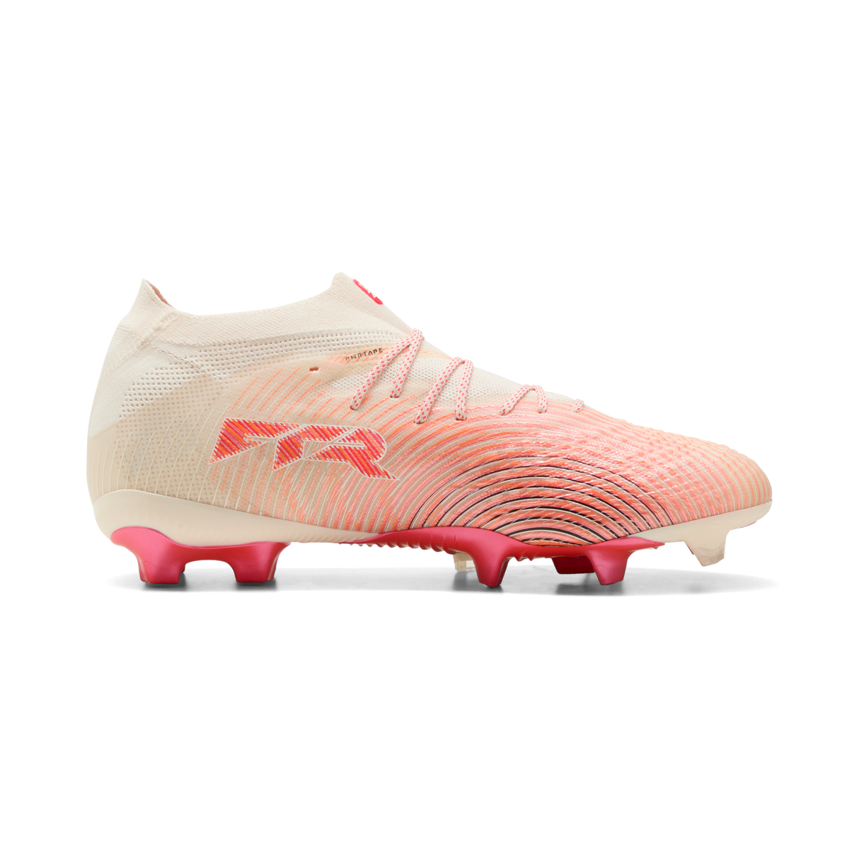 PUMA Future 9 Ultimate FG Firm Ground Men's Soccer Cleats - White/Red