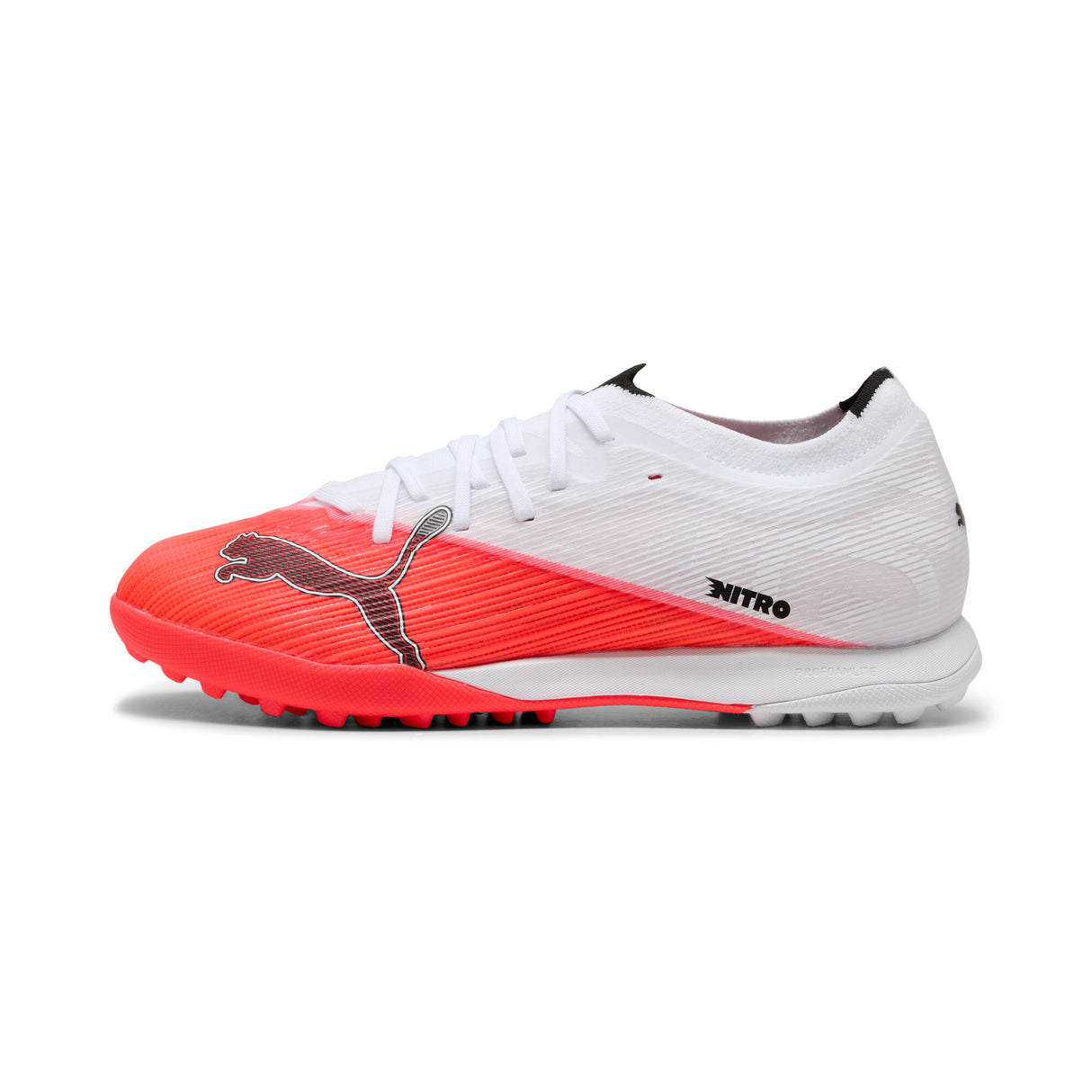 PUMA Ultra Nitro 7 Match TT Turf Men's Soccer Cleats - Red/Black/White