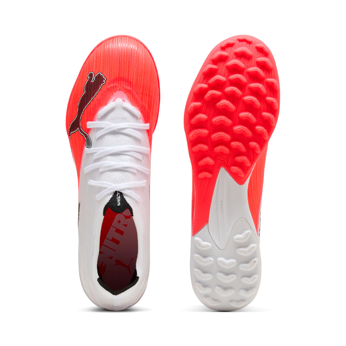 PUMA Ultra Nitro 7 Match TT Turf Men's Soccer Cleats - Red/Black/White