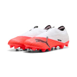PUMA Ultra Nitro 7 Match Laceless FG/AG Firm Ground/Artificial Ground Men's Soccer Cleats - Red/Black/White