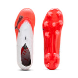PUMA Ultra Nitro 7 Match Laceless FG/AG Firm Ground/Artificial Ground Men's Soccer Cleats - Red/Black/White