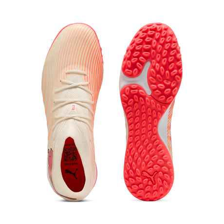 PUMA Future 9 Match TT Turf Men's Soccer Cleats - White/Red