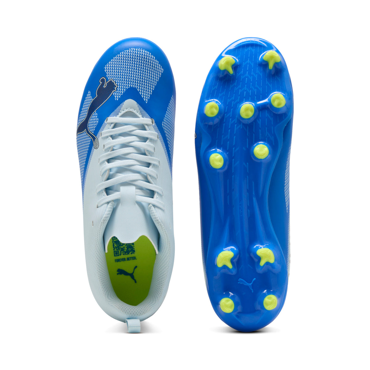 PUMA Ultra 7 Play FG/AG Firm Ground/Artificial Ground Youth Soccer Cleats - Blue/Black
