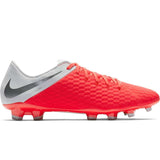Nike Phantom 3 Academy FG Men's Soccer Cleats - LT Crimson/Grey