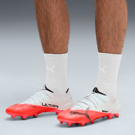 PUMA Ultra Nitro 7 Ultimate FG Firm Ground Men's Soccer Cleats - Red/Black/White
