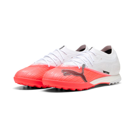 PUMA Ultra Nitro Pro Cage TT Turf Men's Soccer Cleats - Red/Black/White