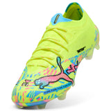 PUMA Ultra Nitro 7 Ultimate Advanced Level FG Firm Ground Men's Soccer Cleats - White/Blue/Pink/Yellow