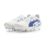 PUMA Ultra 6 Ultimate Kidsuper X CP FG Firm Ground Men's Soccer Cleats - White/Pink Blue