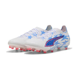 PUMA Ultra 6 Pro Kidsuper X CP FG/AG Firm Ground/Artificial Ground Men's Soccer Cleats - White/Pink/Blue