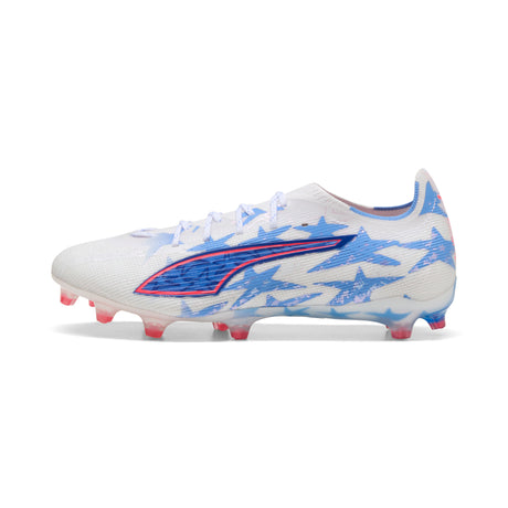 PUMA Ultra 6 Pro Kidsuper X CP FG/AG Firm Ground/Artificial Ground Men's Soccer Cleats - White/Pink/Blue