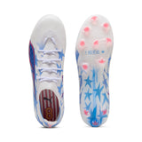 PUMA Ultra 6 Pro Kidsuper X CP FG/AG Firm Ground/Artificial Ground Men's Soccer Cleats - White/Pink/Blue