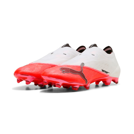 PUMA Ultra Nitro 7 Ultimate Laceless FG Firm Ground Men's Soccer Cleats - Red/Black/White
