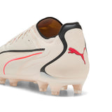 PUMA King 20 Ultimate FG/AG Firm Ground/Artificial Ground Men's Soccer Cleats - Black/Red