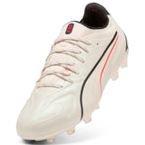 PUMA King 20 Ultimate FG/AG Firm Ground/Artificial Ground Men's Soccer Cleats - Black/Red