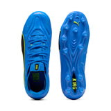 PUMA King 20 Ultimate FG/AG Firm Ground/Artificial Ground Men's Soccer Cleats - Blue/Black