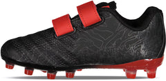 Charly Kid's Hotcross 2.0 FG/AG Footboll Boots Black/Red