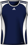Camiseta adidas Elebase W Azul marino y blanco