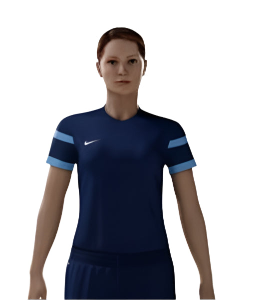 Nike Trophy II Women's Jersey - Navy/Light Blue