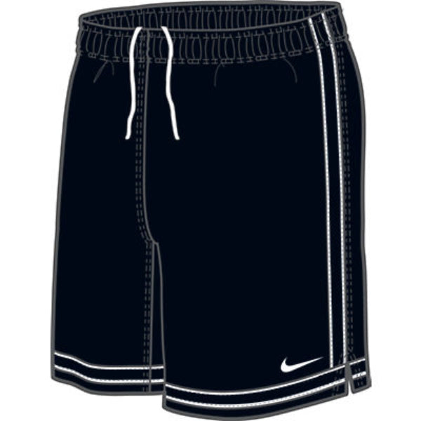 Pantalón corto Nike Classic para niño, color negro y blanco