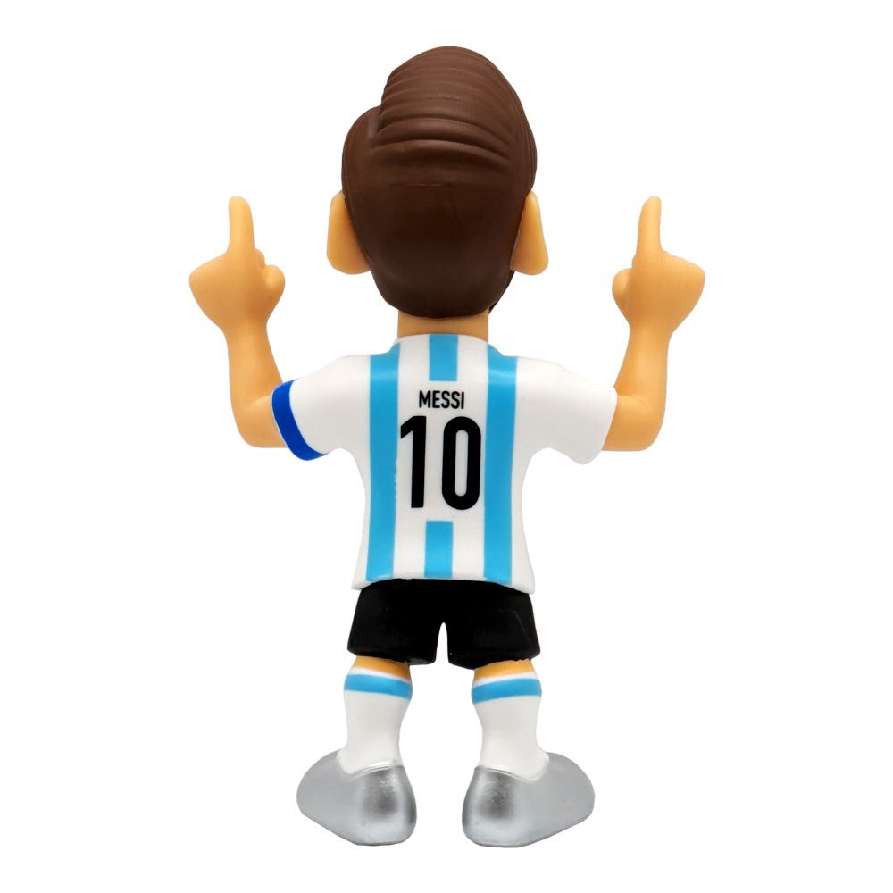 Figura de Messi de Argentina de Banbo Toys en azul y blanco