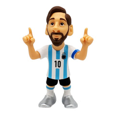 Figura de Messi de Argentina de Banbo Toys en azul y blanco