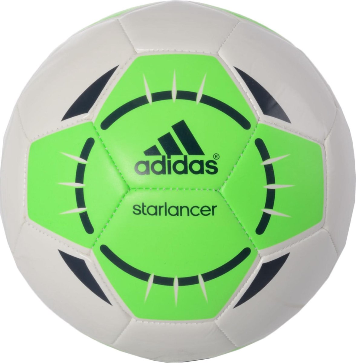 adidas Starlancer IV Soccer Ball - White/Green