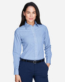 Camisa de vestir tejida a rayas Banker de la colección Crown® para mujer de Devon & Jones