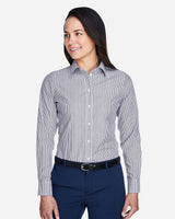 Camisa de vestir tejida a rayas Banker de la colección Crown® para mujer de Devon & Jones