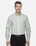 Camisa de vestir tejida con rayas "Banker" Crown Collection® Devon & Jones para hombre