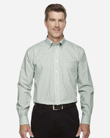 Camisa de vestir tejida con rayas "Banker" Crown Collection® Devon & Jones para hombre