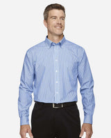 Camisa de vestir tejida con rayas "Banker" Crown Collection® Devon & Jones para hombre