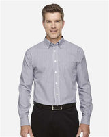 Camisa de vestir tejida con rayas "Banker" Crown Collection® Devon & Jones para hombre