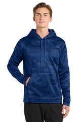 Sport-Tek® Sport-Wick® CamoHex Fleece Hooded Pullover