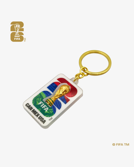FIFA World Cup 2026 3D Rotating Trophy Host Countries Keychain