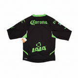 Camiseta visitante del Santos PUMA 2011-12 en negro y lima