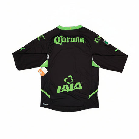 PUMA Santos Away Jersey 2011-12 - Black/Lime