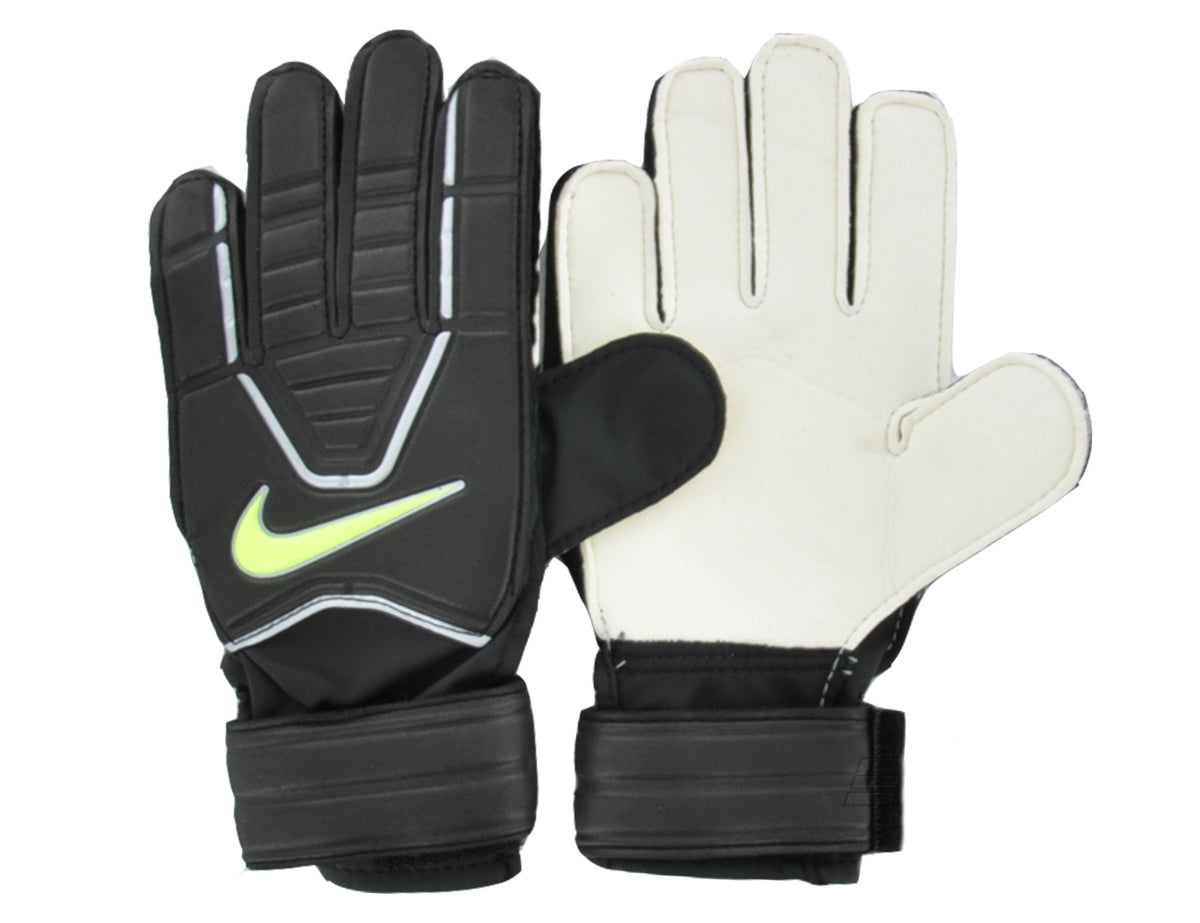 Nike Kid's Jr Grip Goalkeeper Gloves Black/Volt