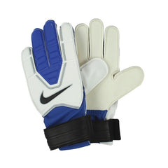 Nike Kid's Jr Grip Goalkeeper Gloves White/Blue/Black