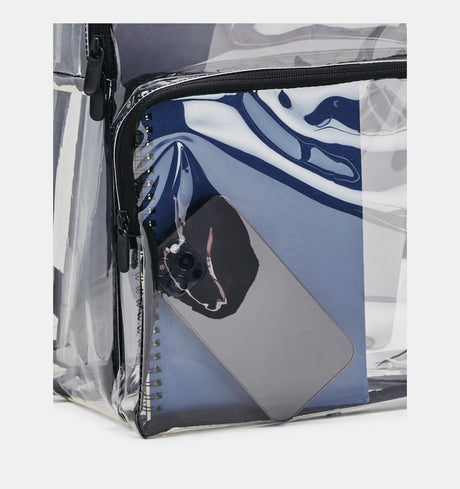 Under Armour Esential Clear Backpack - Clear/Black/White