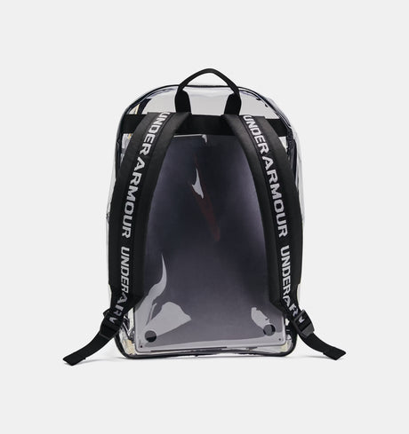 Under Armour Esential Clear Backpack - Clear/Black/White