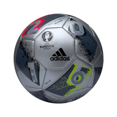 adidas Euro 16 Glider Soccer Ball Silver