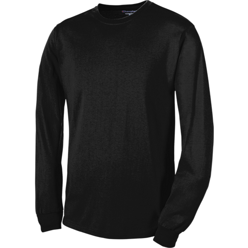 Champion 100% Cotton Long Sleeve Tee