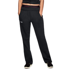 Under Armour Women's Hustle Fleece Pant Black
