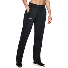 Under Armour Women's Hustle Fleece Pant Black