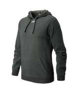 Sudadera con capucha de forro polar New Balance negra jaspeada